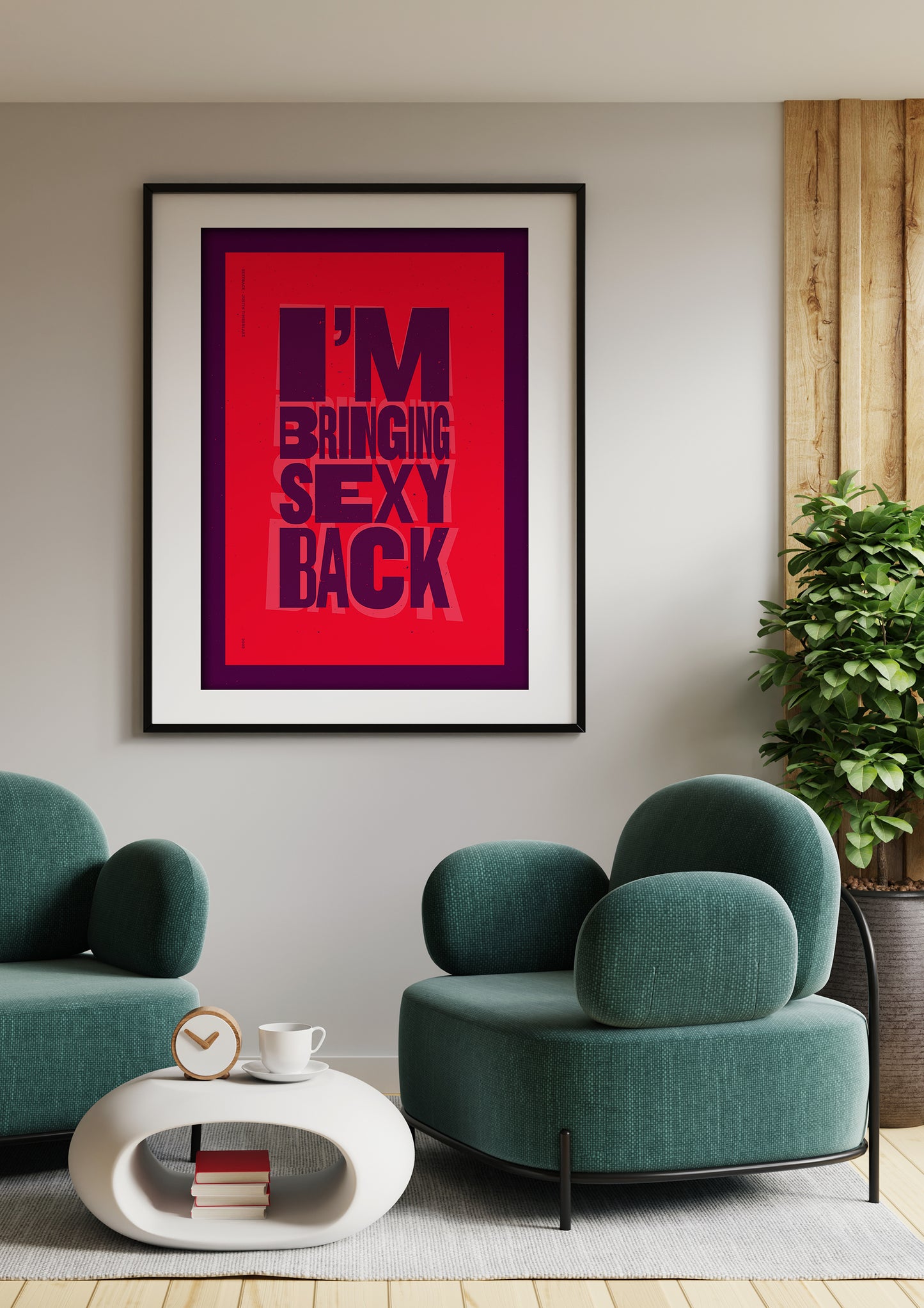 Justin Timberlake: Sexyback - Lyrics Prints.