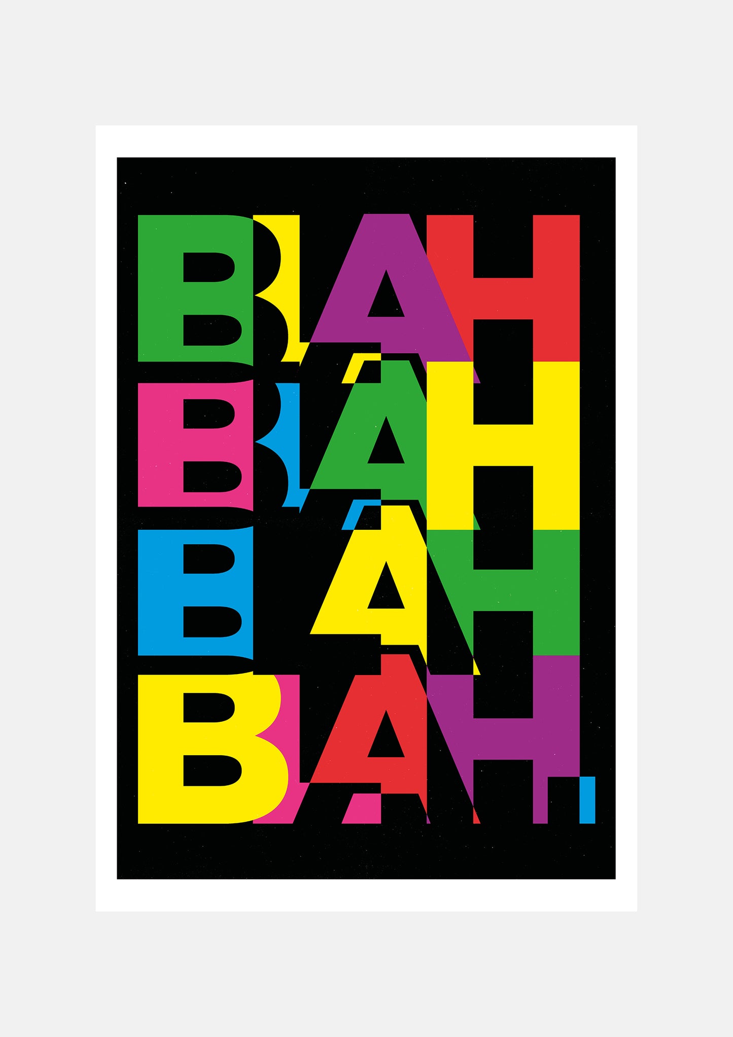 Blah Blah Blah - Typography.