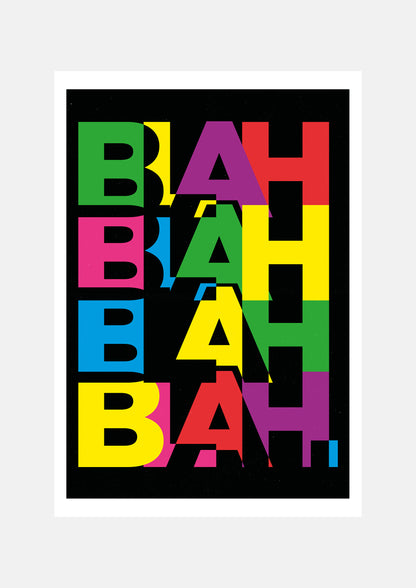 Blah Blah Blah - Typography.