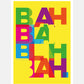 Blah Blah Blah - Typography.