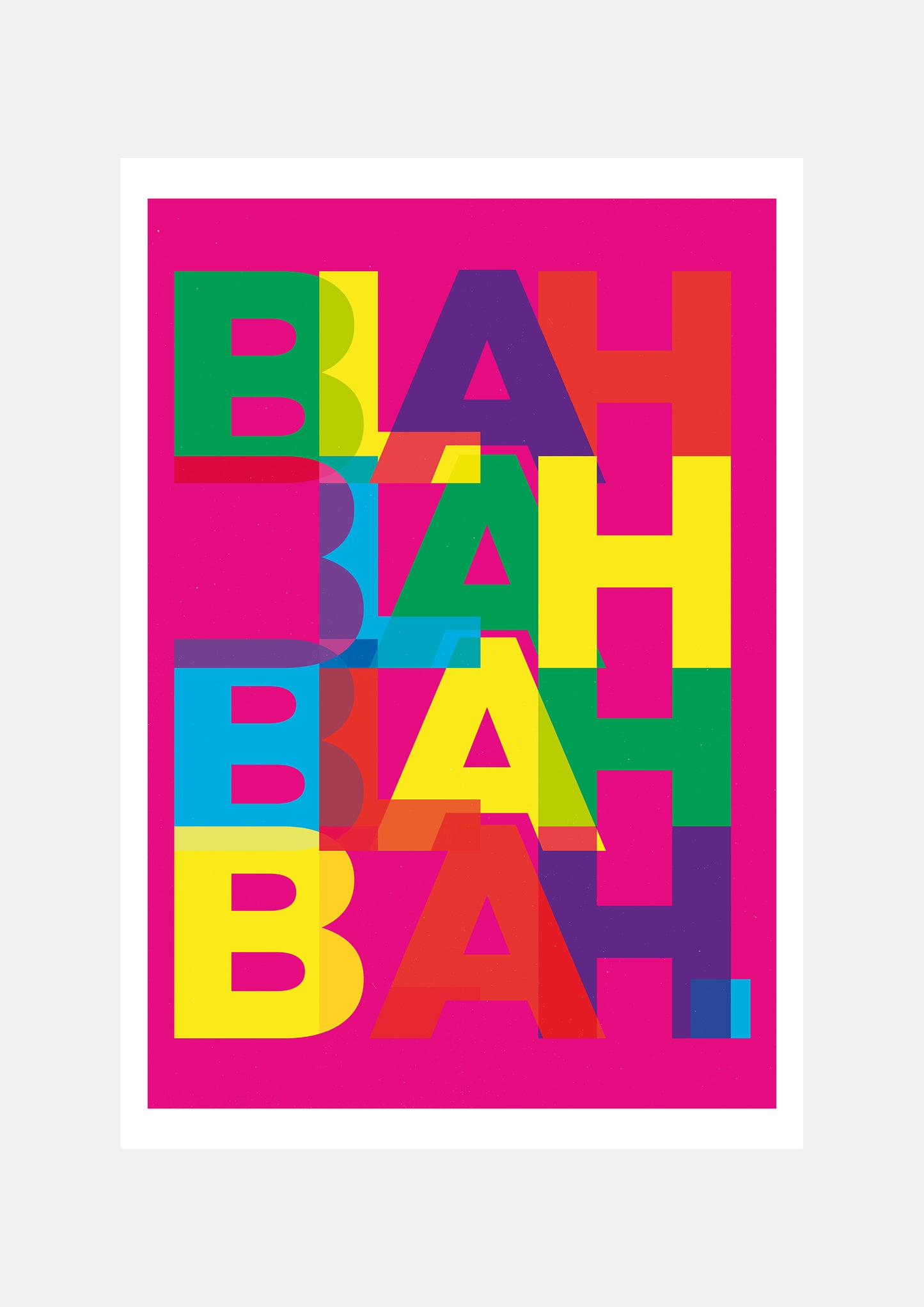 Blah Blah Blah - Typography.