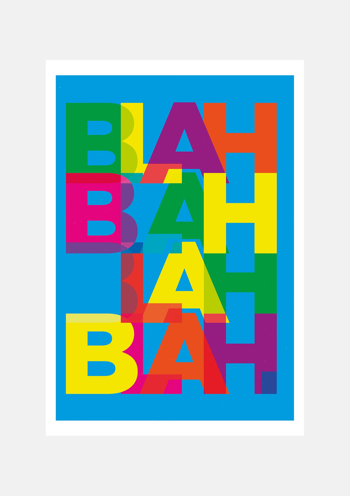 Blah Blah Blah - Typography.