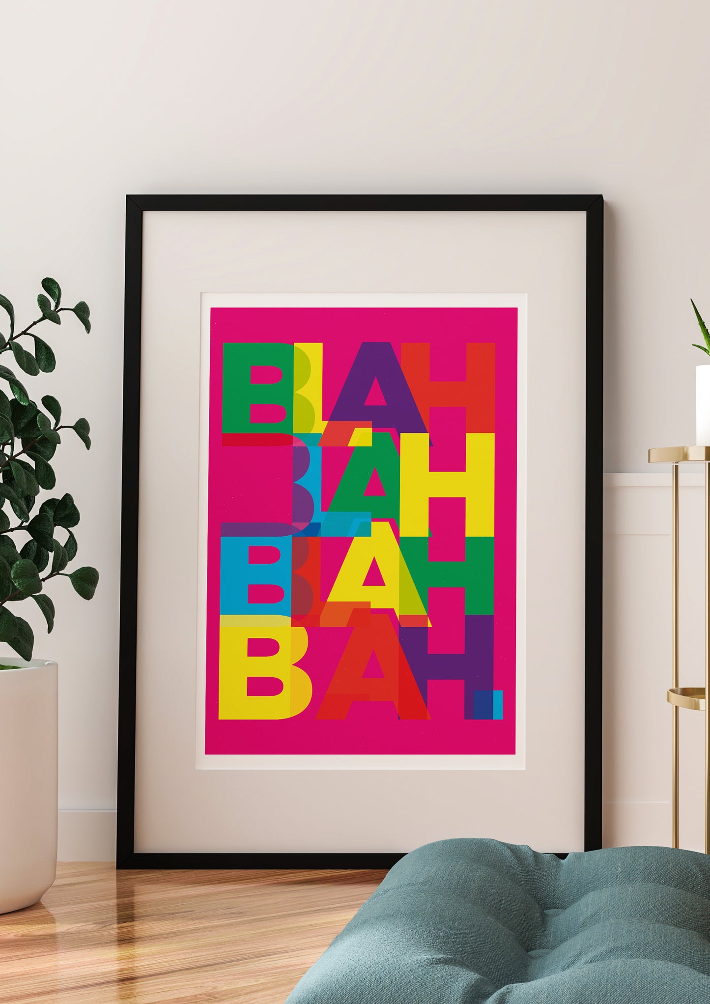 Blah Blah Blah - Typography.