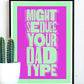 Billie Eilish: Bad Guy - Lyrics Prints.